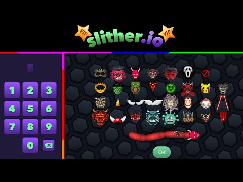 Slither.io 10 NEW SECRET CODES - Slither io VIP DEVIL RELEASE (INVISIBLE NINJA)