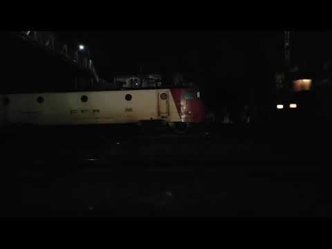 Manevra locomotiva electrica CFR Calatori in Pascani - 22.01.2021