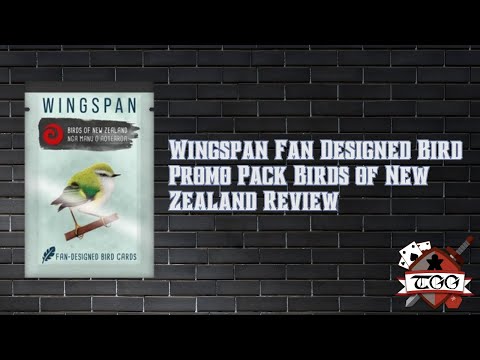Wingspan Fan-Made Bird Promo Pack Review | Birds of New Zealand Expansion Overvie