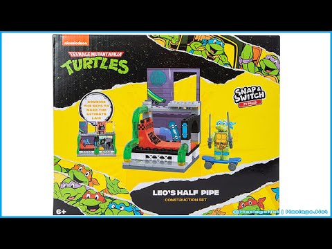 Teenage Mutant Ninja Turtles Snap & Switch Construction Set Leo's Half Pipe
