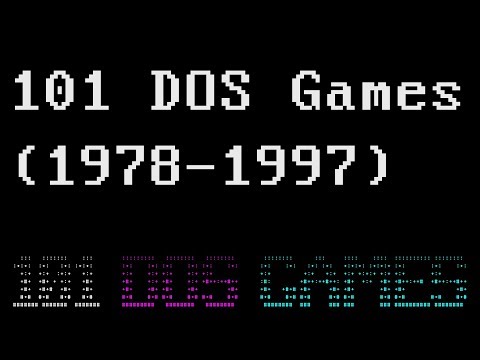 101 MS DOS GAMES (1978–1997)