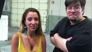 Chatting with Brendan Mitchell / Lauren Francesca Interview (Around the town Quickie) video