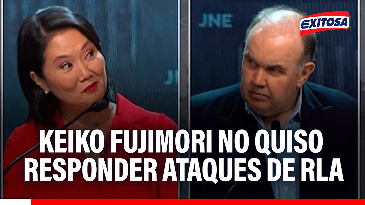 🔴🔵 Keiko Fujimori evitó confrontaciones con RLA: “yo no he venido a pelear con usted”