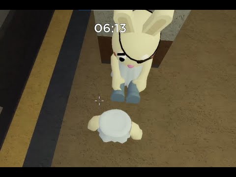 SECRET BUNNY AT METRO GETTING INFECTED JUMPSCARE SHOWCASE AFTER 3 MINUTES IN PIGGY METRO..!!