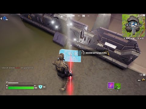 Establish Device Uplink near Condo Canyon & Recover the Missing Battle Bus Plans // Fortnite