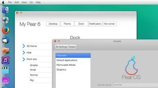 Pear OS - iOS and OS X Meets Linux #ComputerClan