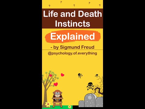 Eros and Thanatos Explained in 60 Seconds (Life & Death Instincts - Sigmund Freud)