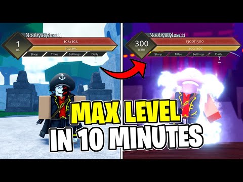 How to Get MAX LEVEL IN 10 MINUTES In Fruit Battlegrounds!