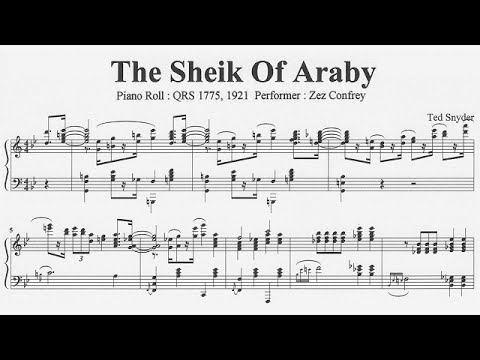 Ted Snyder : The Sheik Of Araby (1921)