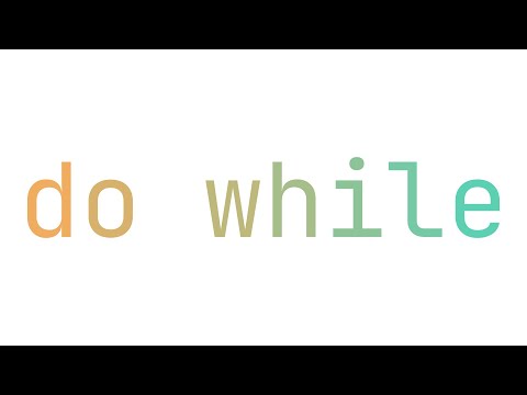 Was ist eine do while Schleife?