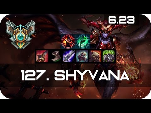 Shyvana Jungle vs Master Yi Master Preseason 7 Season 7 s7 Patch 6.23 2017 Gameplay Guide Build