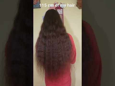 115 cm of my hair / 45 inches of my hair