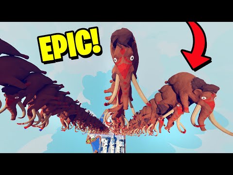 I Made The LARGEST Mammoth Tower Possible and This Happened in the New TABS Update
