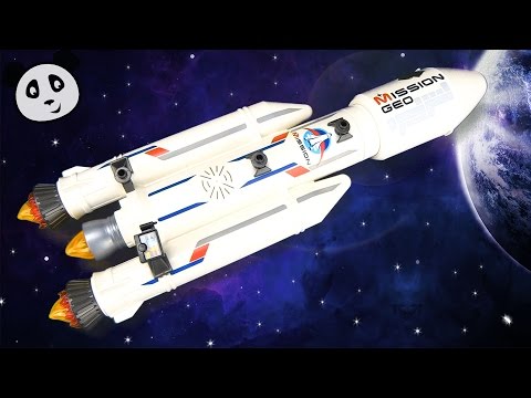 ⭕ PLAYMOBIL City Action 🚀 Weltraumrakete mit Basisstation 🚀 Spielzeug ausgepackt&angespielt