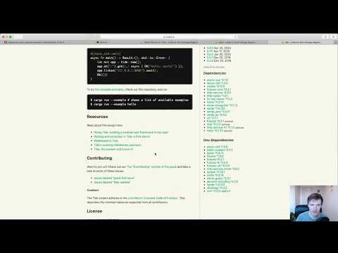 Educational Rust live coding - Building a web app - Part 1