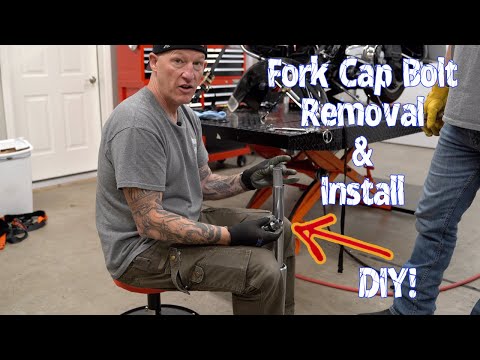 How to Remove & Install a Motorcycle Fork Cap Bolt