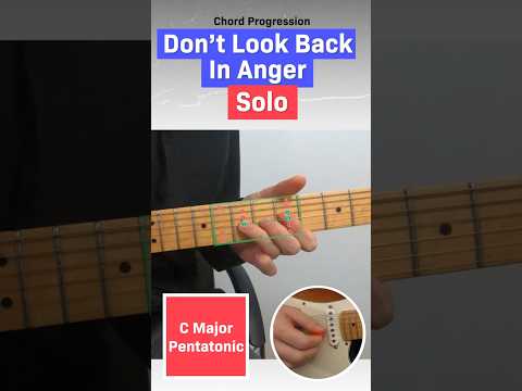 How to play the solo on 'Don't Look Back In Anger' by Oasis