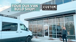 TOUR OUR NEW VAN BUILD SHOP! 🚐🎉