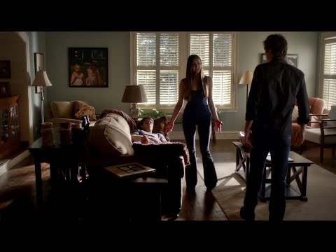TVD 4x6 - Elena hallucinated with the hunter and ended up killing Jeremy | Delena Scenes HD