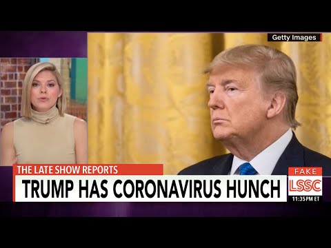 トランプ氏は、コロナウイルスはそれほど致命的ではないと直感している (Trump Has A Hunch That Coronavirus Isn't So Deadly)