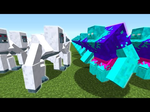 KAR CANAVARI YETİ ORDUSU VS MUTANT HEROBRİNE ORDUSU! 😱 - Minecraft