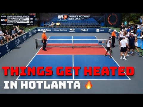 Heated Exchange gets Physical at Major League Pickleball Atlanta