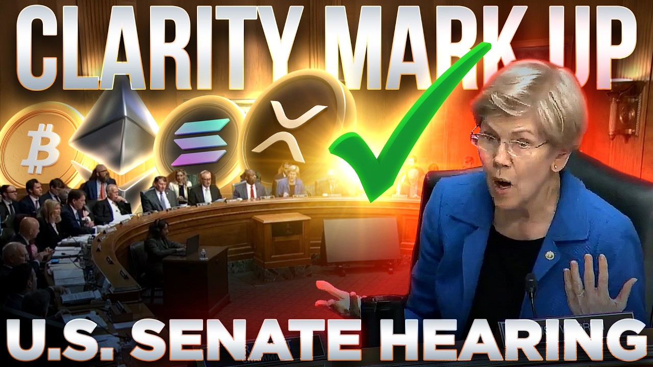 CLARITY Markup Passes!!🚨15 to 9✅U.S. Senate Hearing