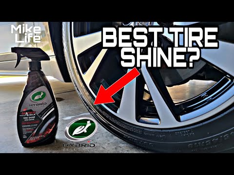 Best Tire Shine?? Turtle Wax Hybrid Solutions Graphene Acrylic Tire Shine!