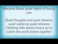 Blossom Dearie - Quiet Nights (Corcovado) Lyrics_1 - Merissa Mullinix Blossom Dearie - Quiet Nights (Corcovado) Lyrics_1