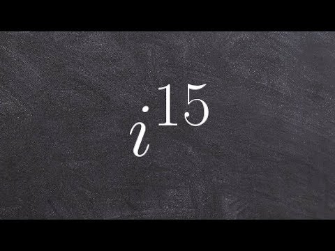 Simplifying imaginary numbers to higher exponents
