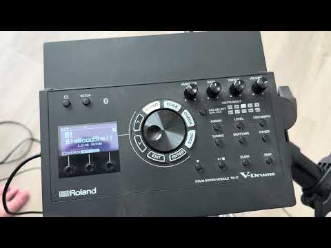 Roland TD-17KVX2 V-Drums Electronic Drum Kit Bundle — Nearly New w/ Throne & Extras image 10