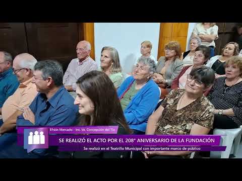 𝐕𝐢𝐥𝐥𝐚 𝐂𝐨𝐧𝐜𝐞𝐩𝐜𝐢𝐨́𝐧 𝐝𝐞𝐥 𝐓𝐢́𝐨 / 𝐒𝐞 𝐫𝐞𝐚𝐥𝐢𝐳𝐨́ 𝐞𝐥 𝐀𝐜𝐭𝐨 𝐜𝐨𝐧𝐦𝐞𝐦𝐨𝐫𝐚𝐭𝐢𝐯𝐨 𝐩𝐨𝐫 𝐞𝐥 𝟐𝟎𝟖° 𝐀𝐧𝐢𝐯. 𝐝𝐞 𝐥𝐚 𝐅𝐮𝐧𝐝𝐚𝐜𝐢𝐨́𝐧