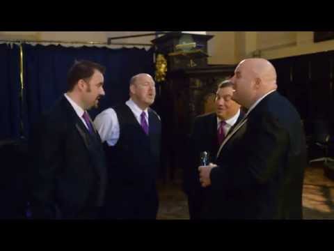 Crossroads Quartet during afterglow at Voces8`s first Masters Concert Series,