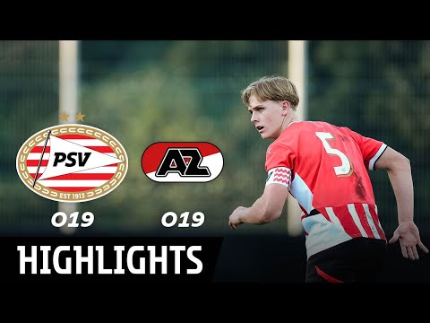 HIGHLIGHTS | PSV O19 krijgt leeftijdsgenoten van AZ op bezoek ⚔️