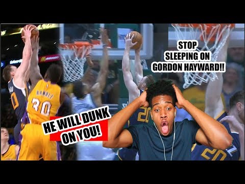 He Will DUNK ON YOU! Gordon Hayward HIGHLIGHTS REACTION!