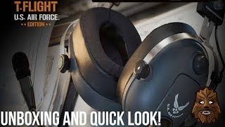 Thrustmaster T.Flight Headset U.S. Air Force Edition - Unboxing and Quick Look