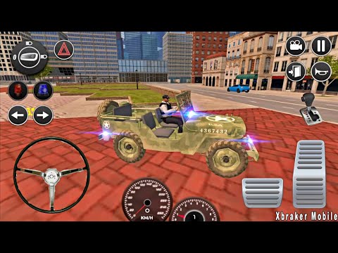 American Police Jeep Driving: Police Car Driving - Best Android Gameplay