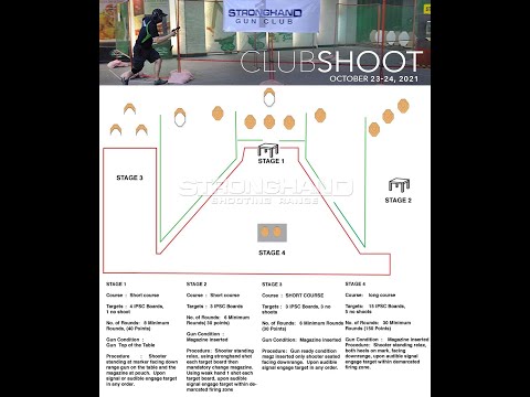 1ST TIMERS IPSC LEVEL 1 MATCH STRONGHAND CLUB SHOOT OCTOBER 23-24, 2021