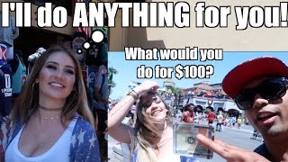 This Girl will do ANYTHING for MONEY!