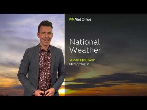 08/02/23 – Heavy rain and strong winds in north – Evening Weather Forecast UK – Met Office Weather