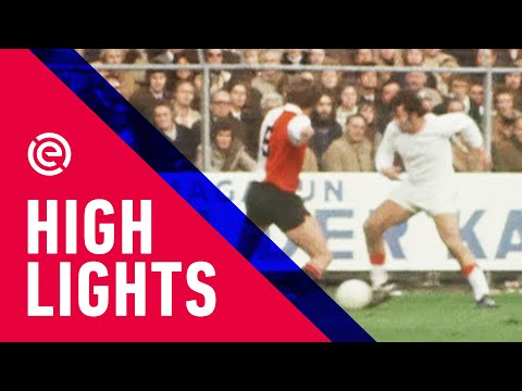 SJAAK SWART MET EEN HEERLIJKE ACTIE | Ajax - Feyenoord (07-11-1971) | Highlights