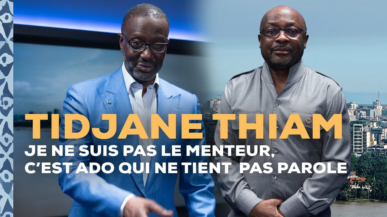 EXCLUSIF - Tidjane Thiam : "Je ne suis pas le menteur, c’est ADO qui ne tient pas parole."