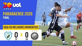 OPERÁRIO VENCE O LONDRINA NOS PÊNALTIS E É CAMPEÃO PARANAENSE