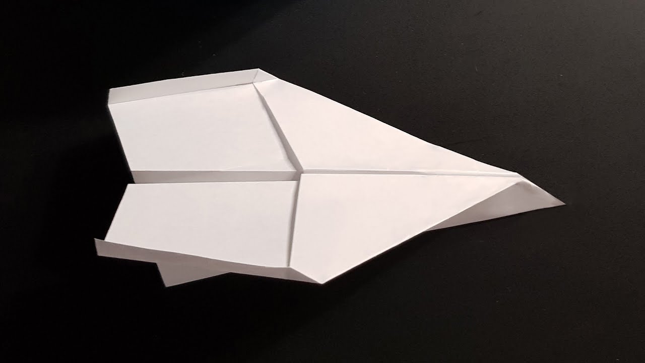 Paper Airplane that Flies Straight & Far