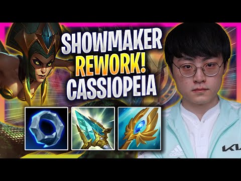 SHOWMAKER TRIES CASSIOPEIA WITH NEW REWORK! - DK ShowMaker Plays Cassiopeia MID vs Lucian!