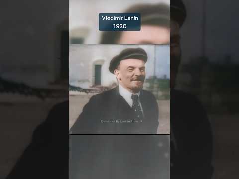 Rare footage of Vladimir Lenin from 1920 in color
