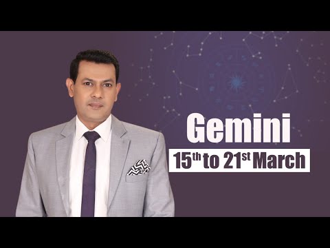 Gemini Weekly horoscope 15th March to 21st March 2021