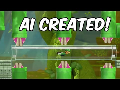 I used AI to create a Mario level.