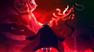 Luffy walks past Kaido and Big Mom - one piece episode 1015