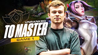 UNRANKED TO MASTER HARD MODE : GAME 1 FIORA